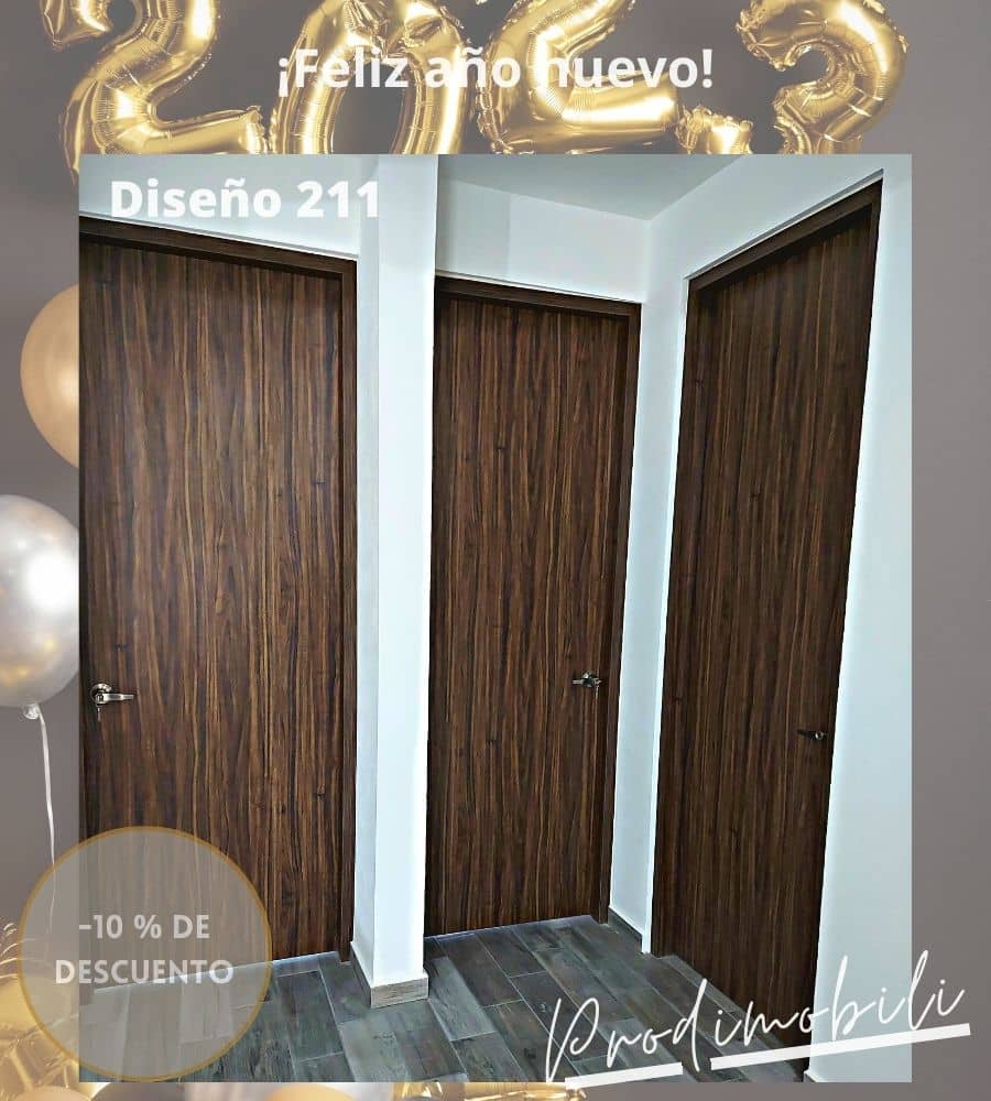 diseño muy funcional y moderno. También disponible en más de 30 tonos y acabados en melamina.