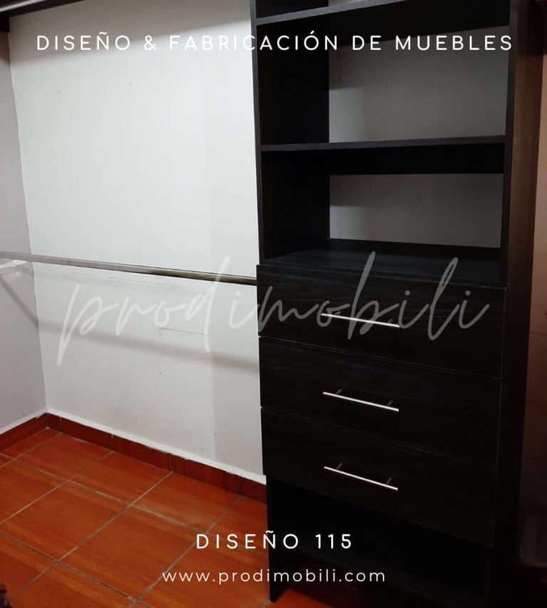 Diseño de Closet 115-E